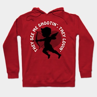 Cute Valentine Cupid Funny Meme Gift For Valentines Day Hoodie